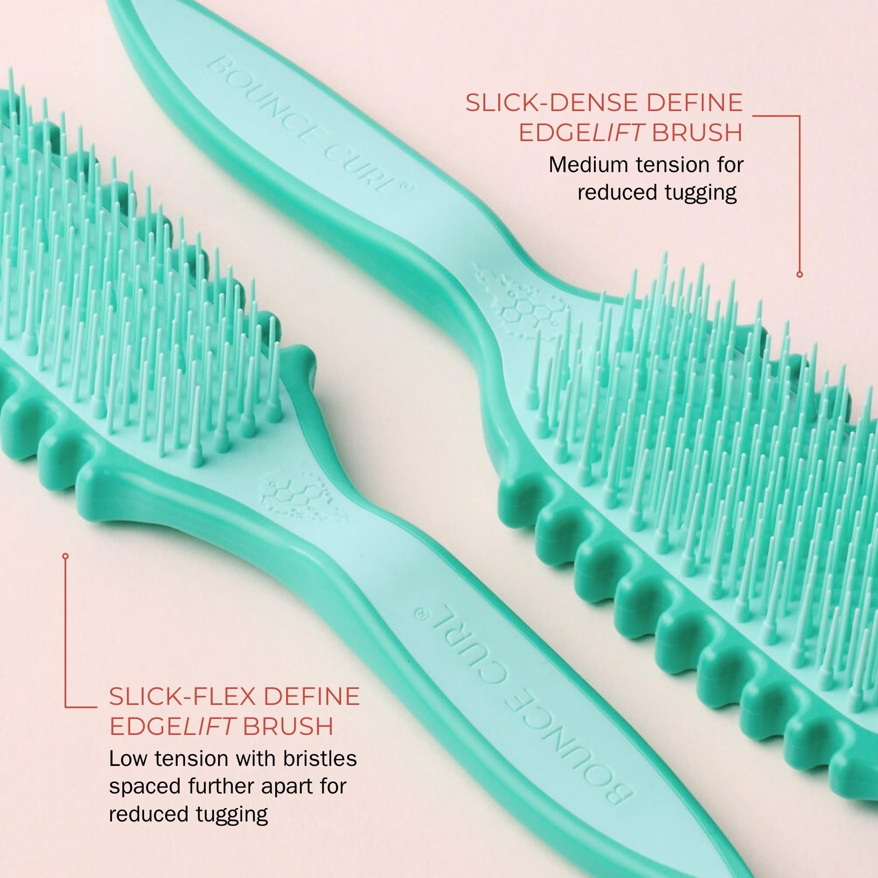 Bounce Curl Slick-Flex Define EdgeLift Brush, Teal