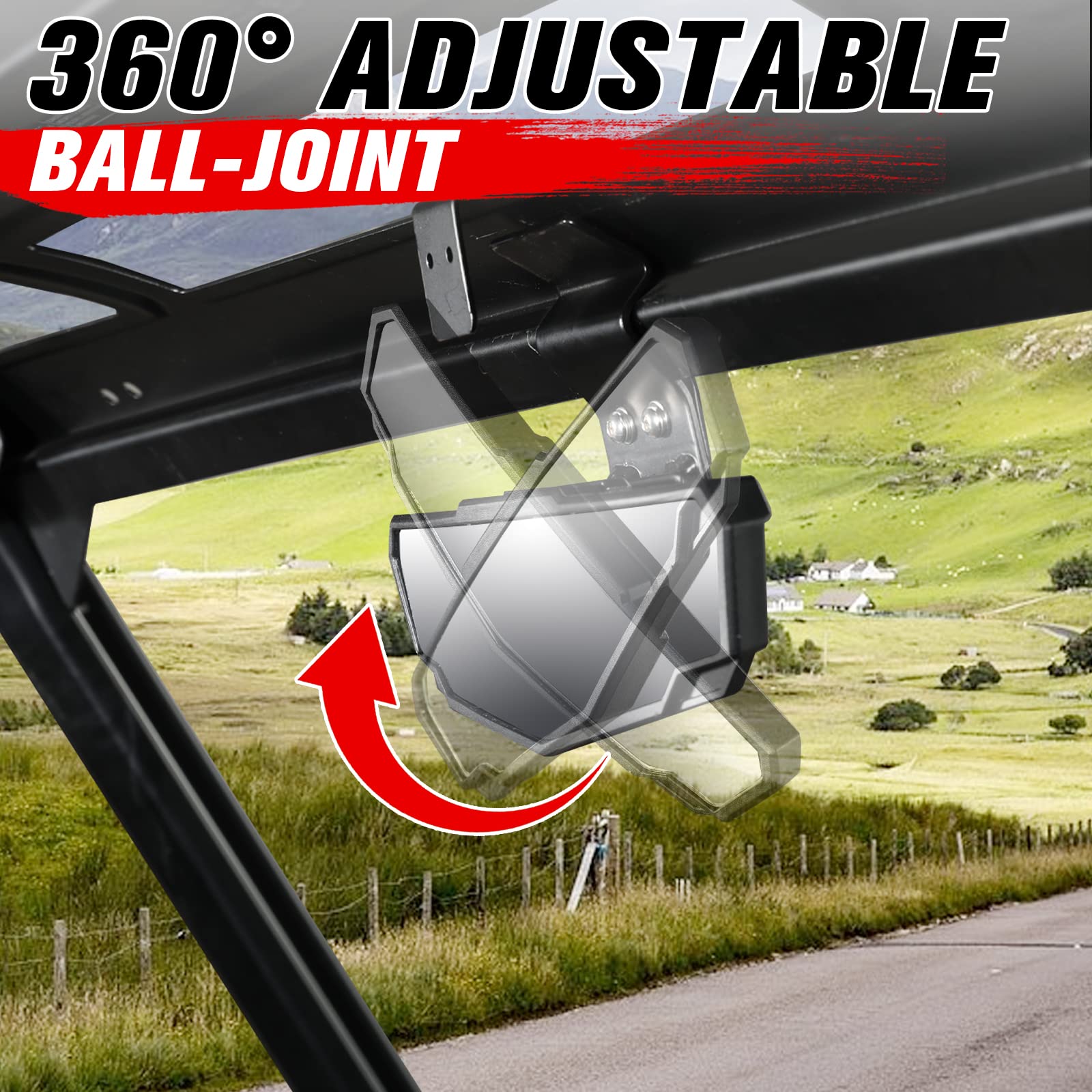 A & UTV PRO Rear View Mirror & Side Mirrors Kit for 20162023 CanAm