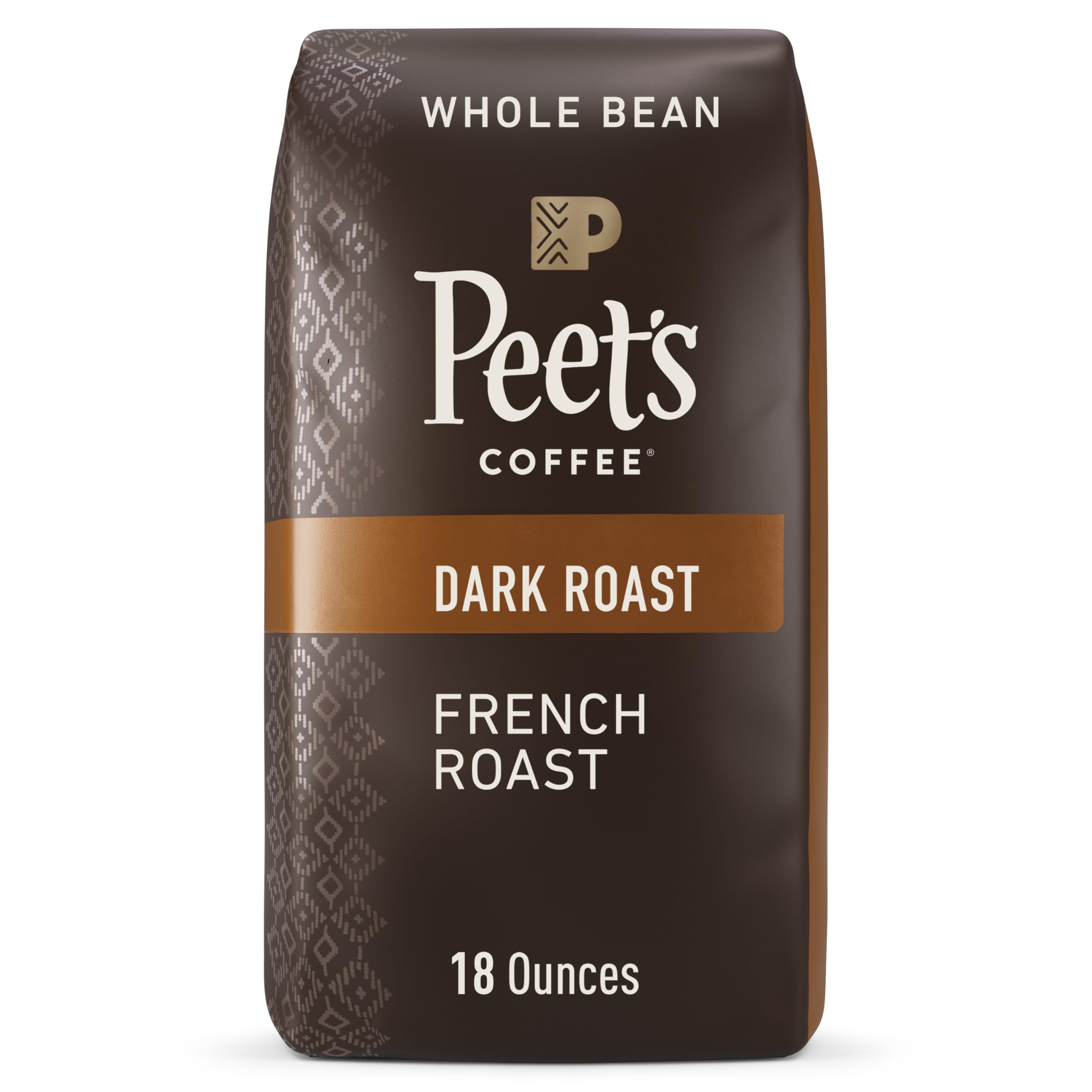 Dark Roast Whole Bean Coffee - French Roast 18 Ounce Bag