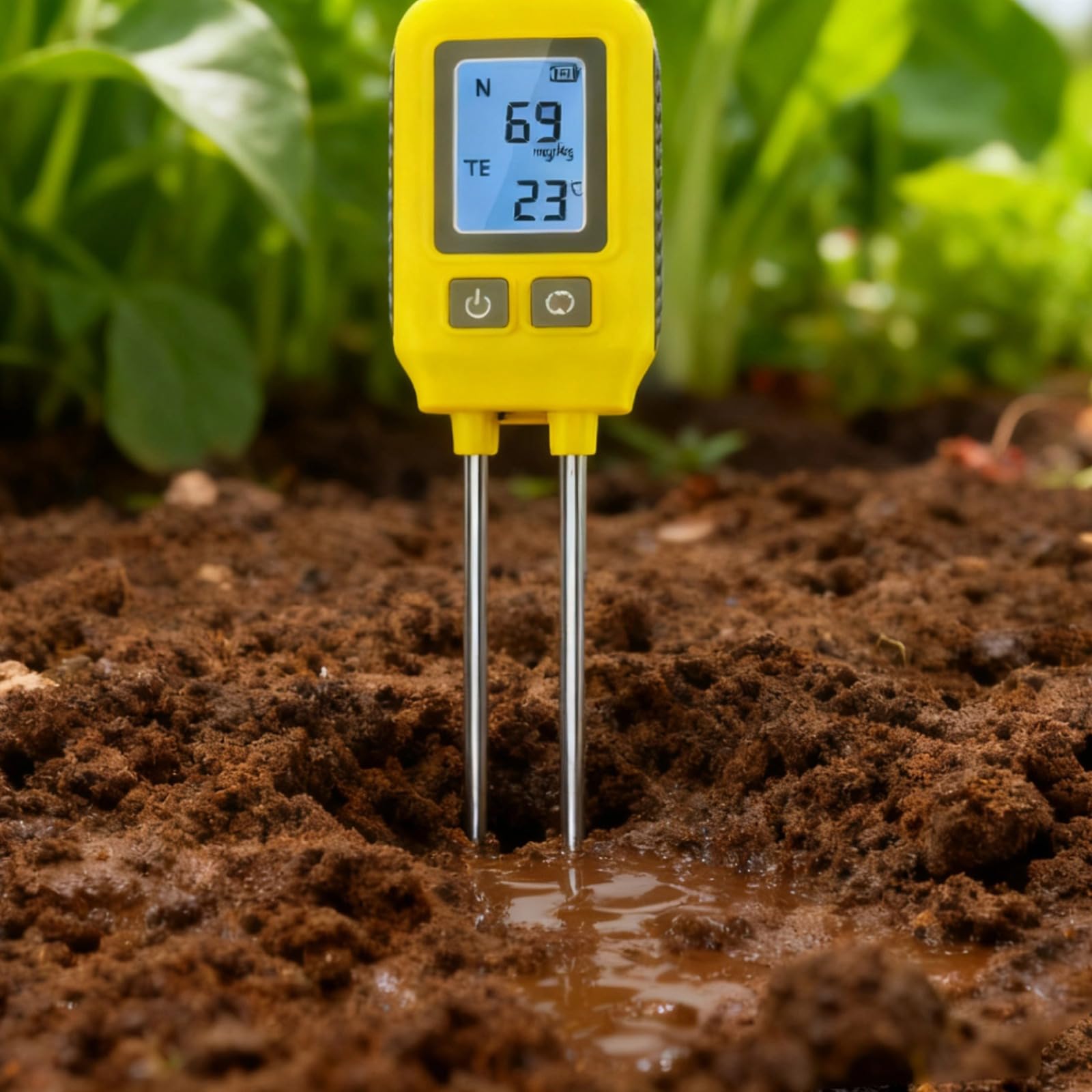 Cyfrowy tester gleby mierzy Npk 4 w 1: azot, fosfor, potas