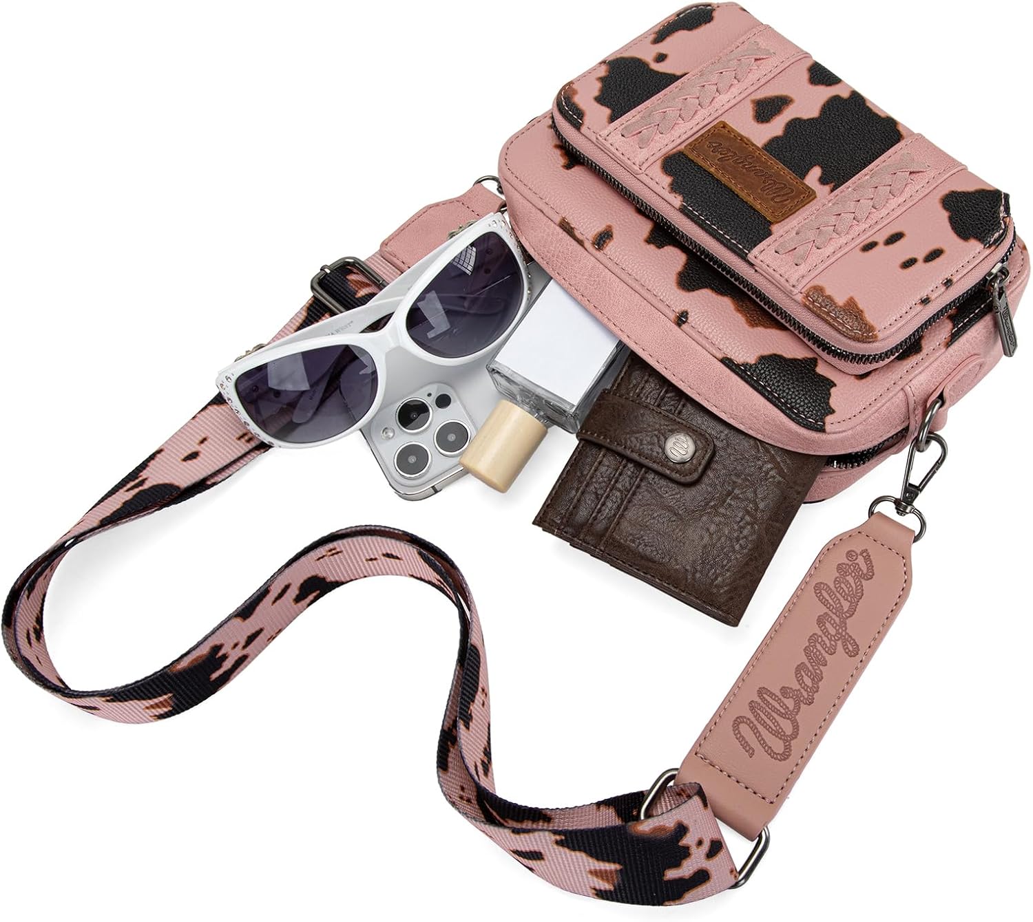 Wrangler Crossbody Bag for Women Western Cowgirl Crossbody Purses with Guitar Strap - Image 3