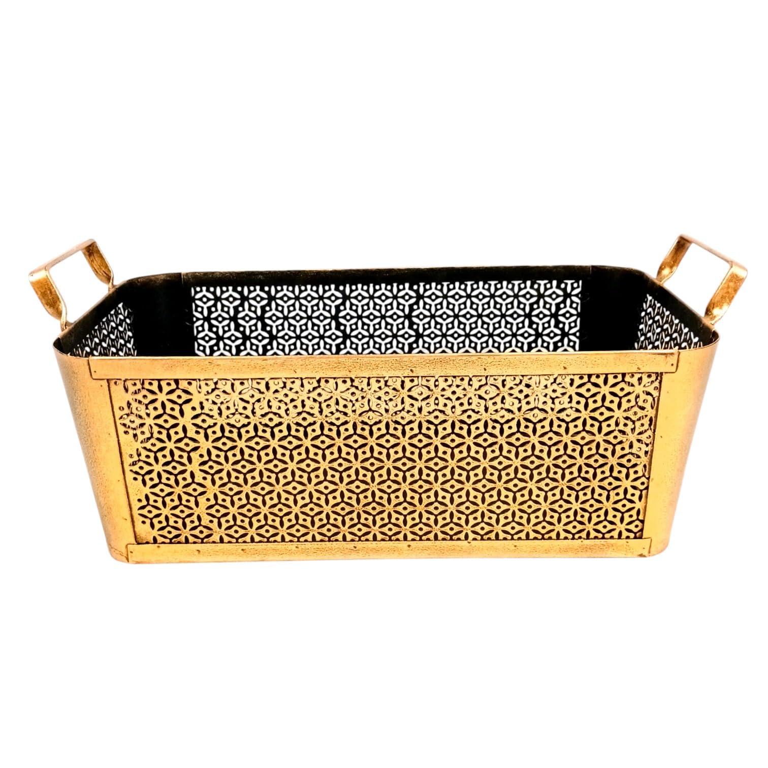 Golden Iron Basket - Decorative & Gift Basket -10