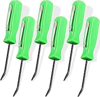 Vista 1 de Mini barra de palanca de bolsillo de 6 piezas, barra de bolsillo verde con juego de clips de 4.5 pulgadas de longitud, mini herramienta