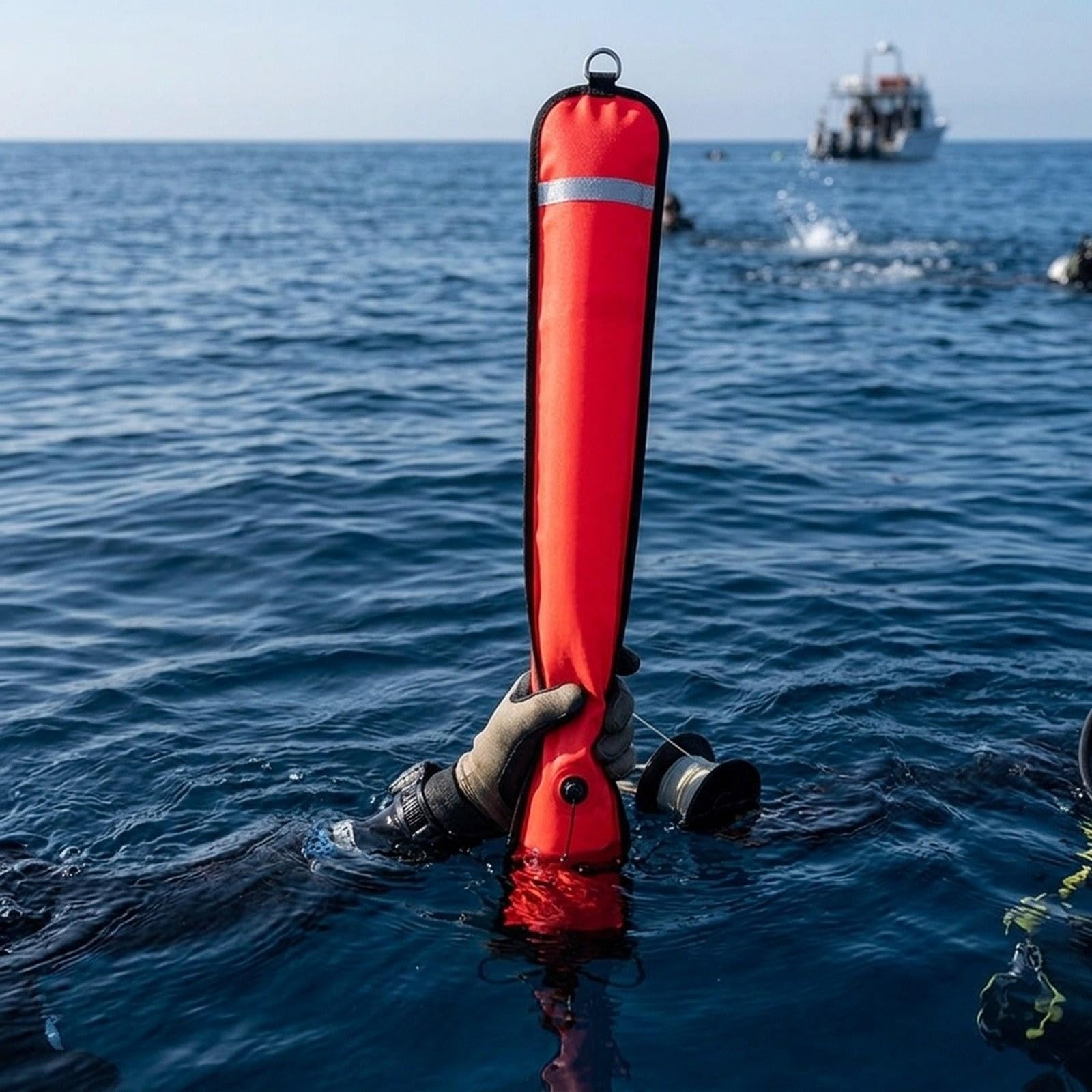 Boa di Superficie per Immersioni (SMB) per Adulti, Ideale per Lo Snorkeling All'aperto.