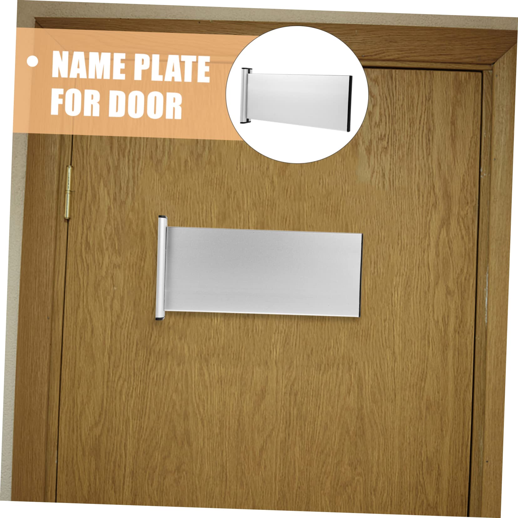 NUOBESTY 12piezas Placa De Nombre Para Puerta Letrero Personalizable Para De Identificación Doble Cara