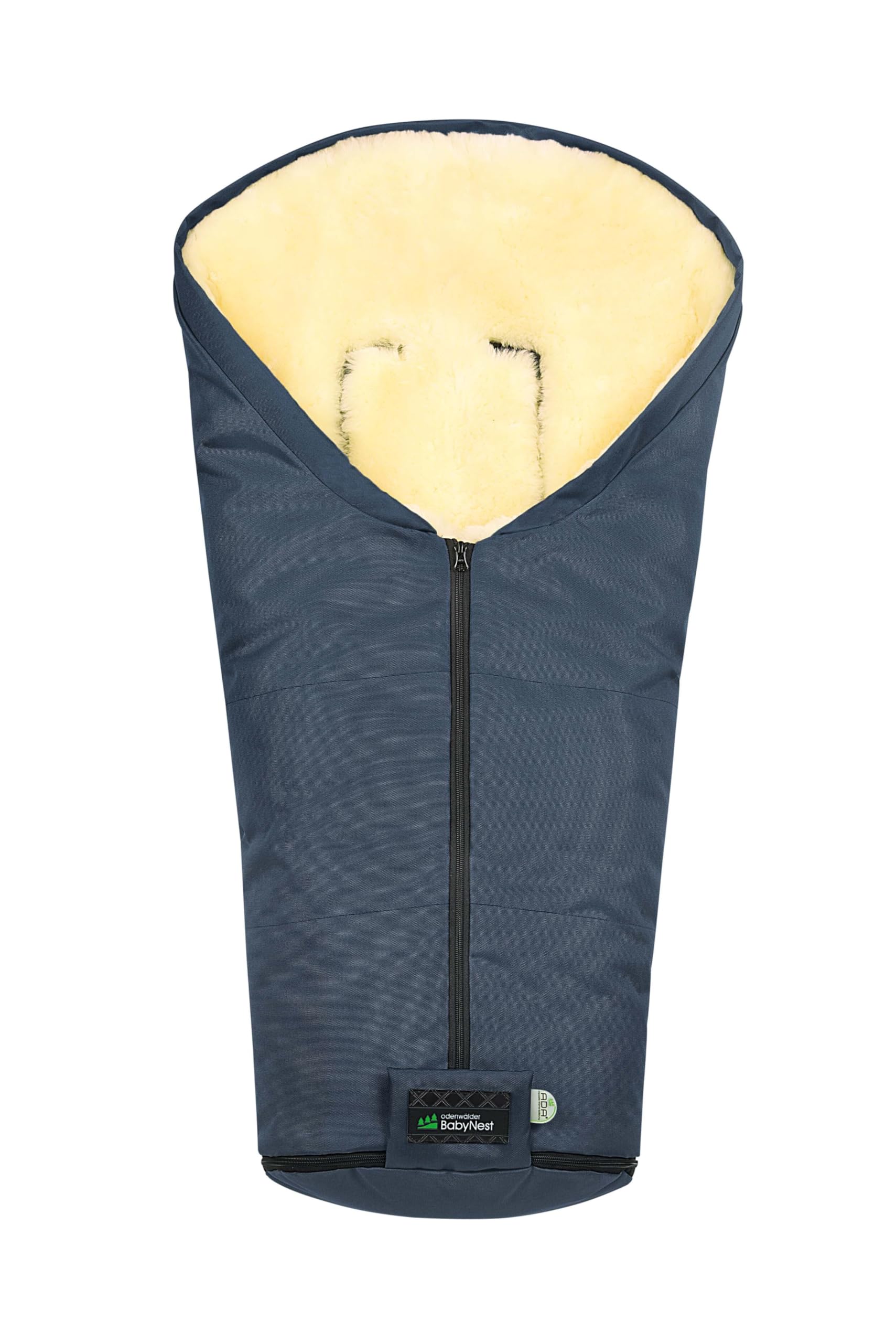 Odenwälder Lammfell Fußsack Winter Baby Kinderwagen | Baby Fußsack Kinderwagen Winter | Fußsack Buggy, Kinder Winterfußsack marine