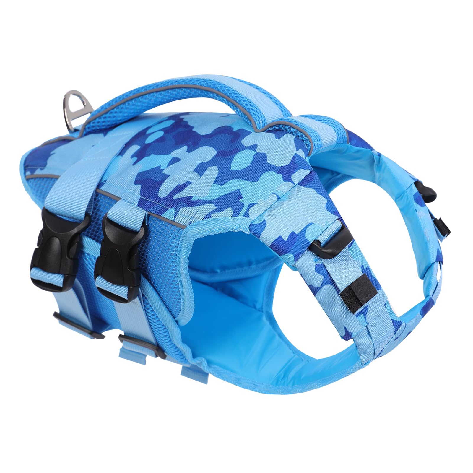 KONVINIT Hunde Schwimmweste Hunde Rettungsweste für Kleine Hunde, Schwimmhilfe mit Sicherheitsgriff, Hoher Auftrieb, Wassersport & Boot - Dog Life Jacket