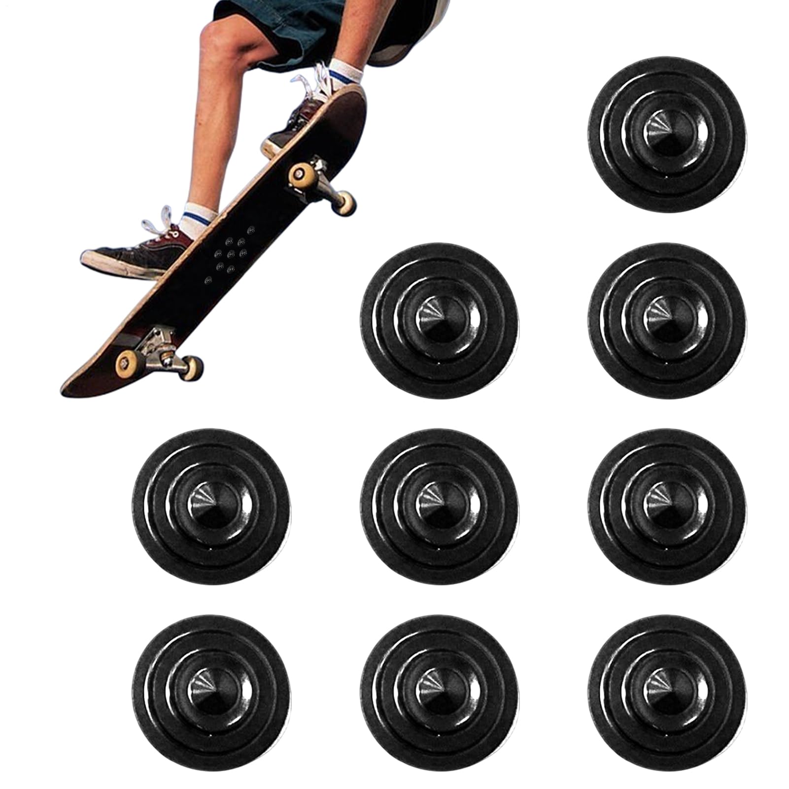 Pad Da Snowboard | 9 Pezzi Antiscivolo per Snowboard con Coni Di Trazione | Allenamento per Sport invernali Uomini Donne
