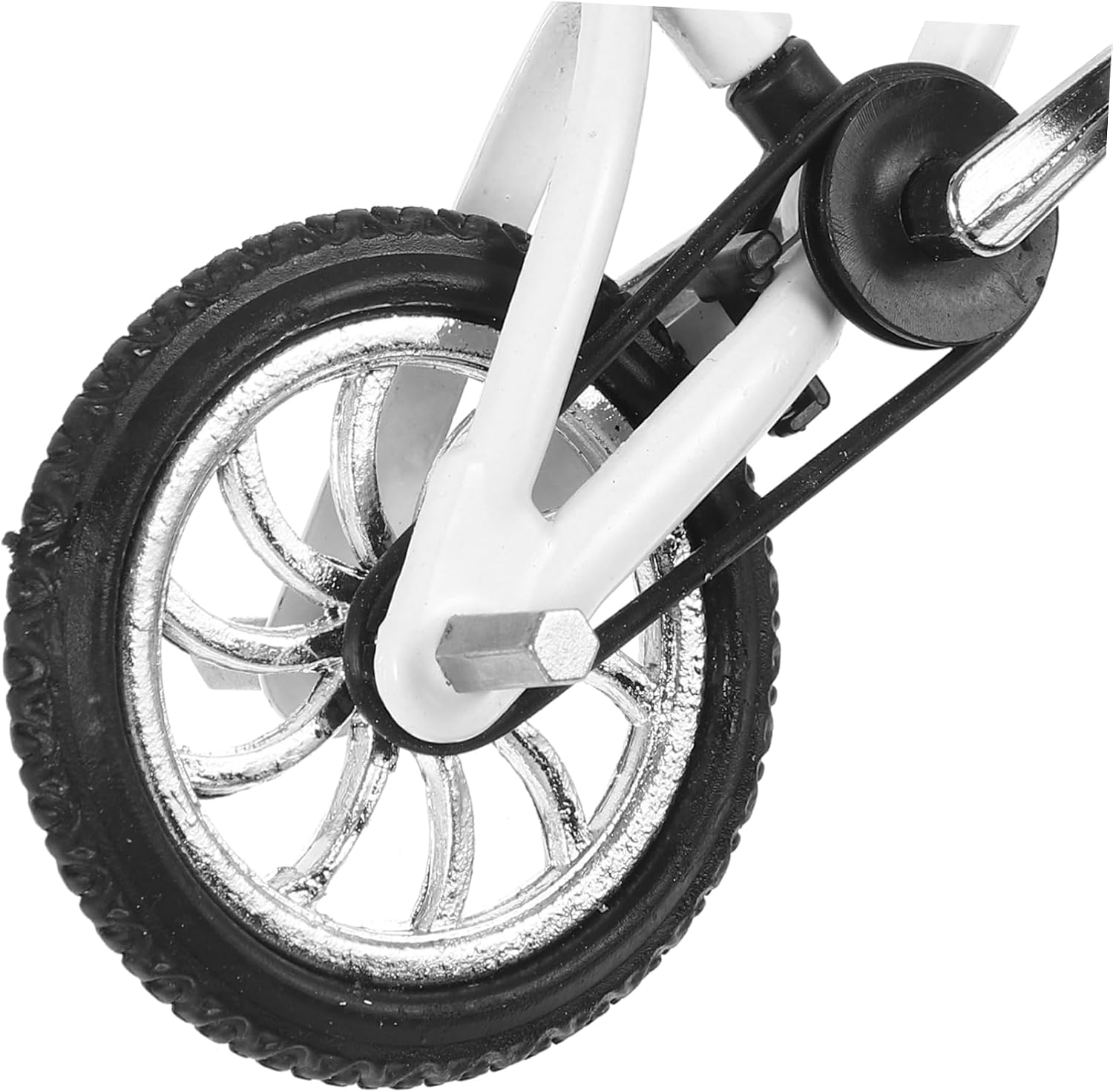 4pcs Mini Bike Model Toy Finger Mountain Bike Toys Simulation Alloy Model Mini Bicycle Desk Shelf Display