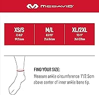 Vista 5 de McDavid Tobillera para Prevención/Recuperación de Esguinces. Soporte de Terapia Bio-Logix, Grado de Competencia. Perfecta para Baloncesto, Voleibol