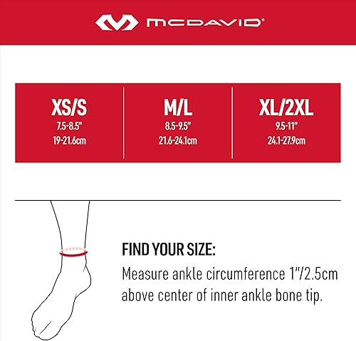 Miniatura 5 de McDavid Bio-Logix Tobillera  Prevención y recuperación de esguinces, terapia física, gran comodidad y apoyo, construcción de espuma viscoelástica,