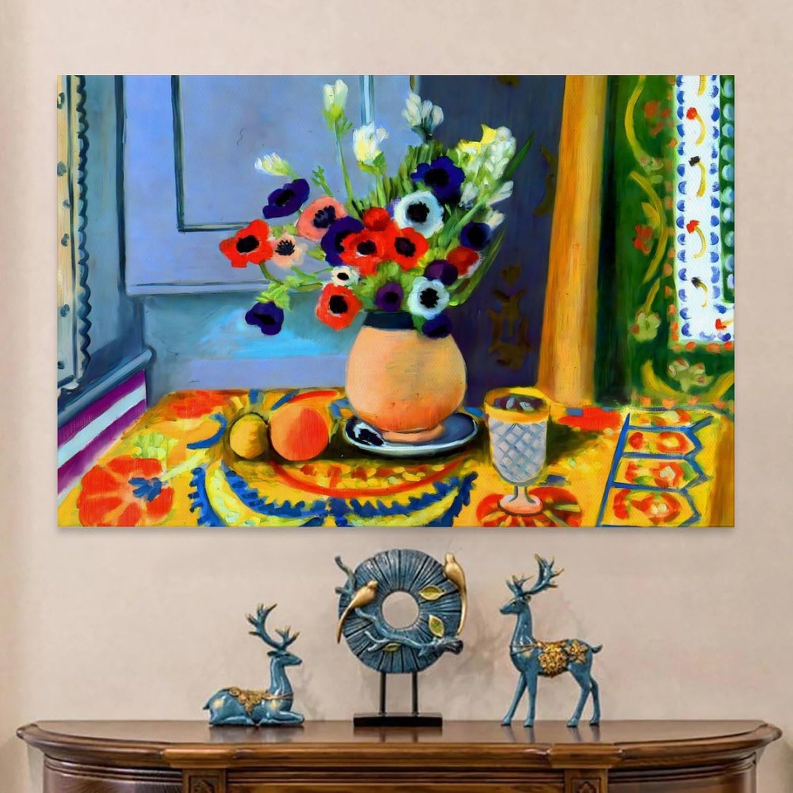 Amazon.co.jp: アンリ・マティスの花のポスター 1924 年にアンリ