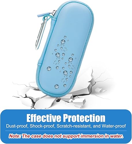 Vista 26 de Funda para monitor de electrocardiograma personal KardiaMobile de 1L 6L, estuche de transporte duro de viaje para AliveCor Kardia Heart Monitor