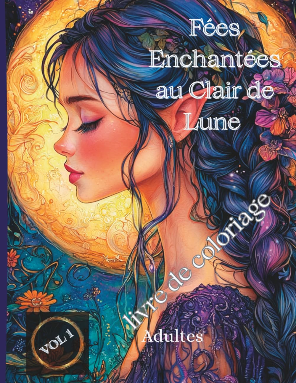 Fées Enchantées au Clair de Lune – Livre de coloriage pour adultes: 50 illustrations détaillées de fées mystiques sous la lumière de la lune – pour ... la créativité, de la magie et de la détente