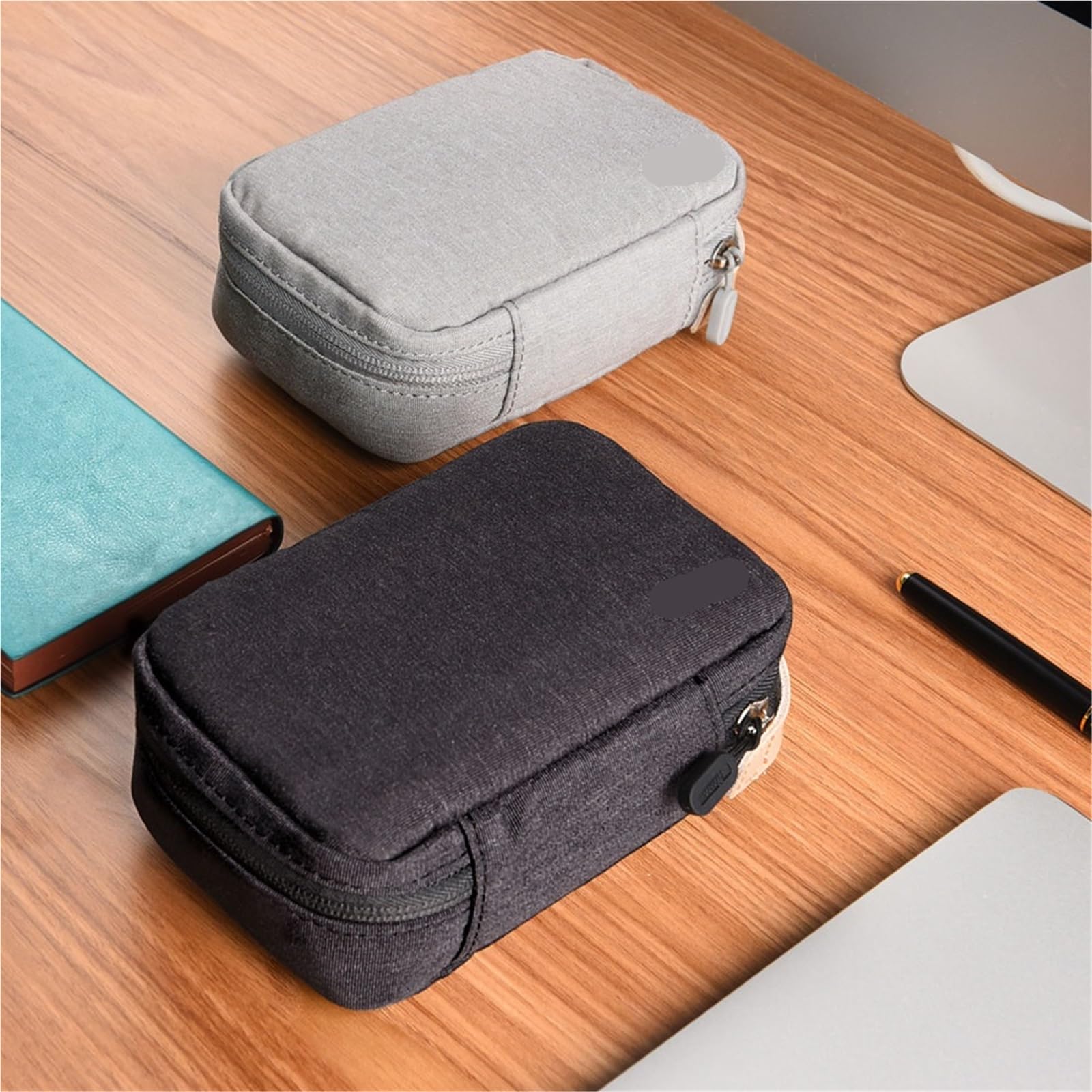 Organizer Cavi da Viaggio Custodia da Viaggio Custodia for Accessori elettronici digitali Custodia Impermeabile for batterie Custodia for Organizer for Cavi USB Organizer Caricabatterie(Gray)
