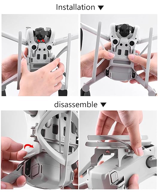 Foto 6 de 7 de WANGCL Extensiones de Tren de Aterrizaje para dji Mini 3 Pro, Tren de Aterrizaje Plegable para dji Mini 3 Pro