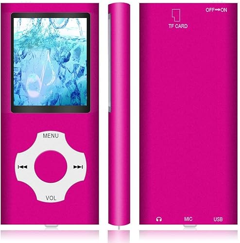 Miniatura 2 de Hotechs - Reproductor de MP3 MP4, reproductor de música MP3 con tarjeta SD de 32 GB Slim Classic Digital LCD pantalla de 1.82 pulgadas, mini puerto