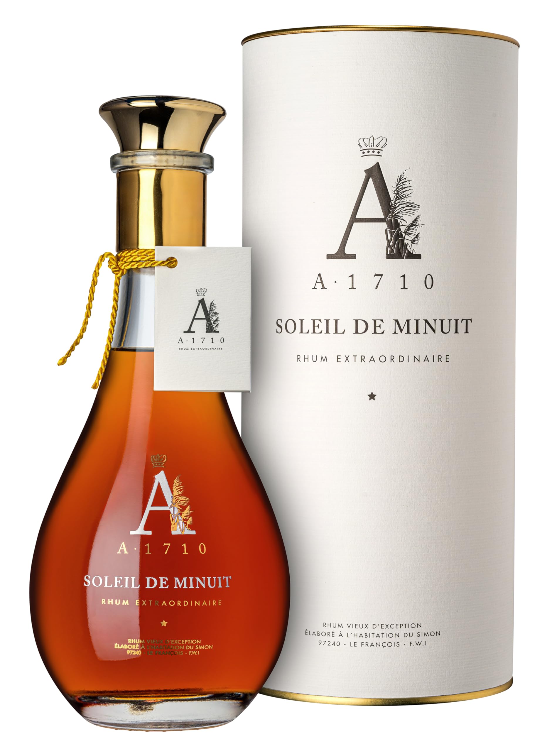 Rhum A1710 Soleil de Minuit 46,4° 70cl : Amazon.fr: Epicerie