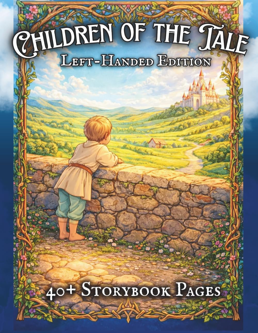 Children of the Tale Left-Handed Edition: A Storybook Coloring Book of Quiet Moments, Folkloric Children, and Enchanted Paths (Storybook Realms Coloring Collection)