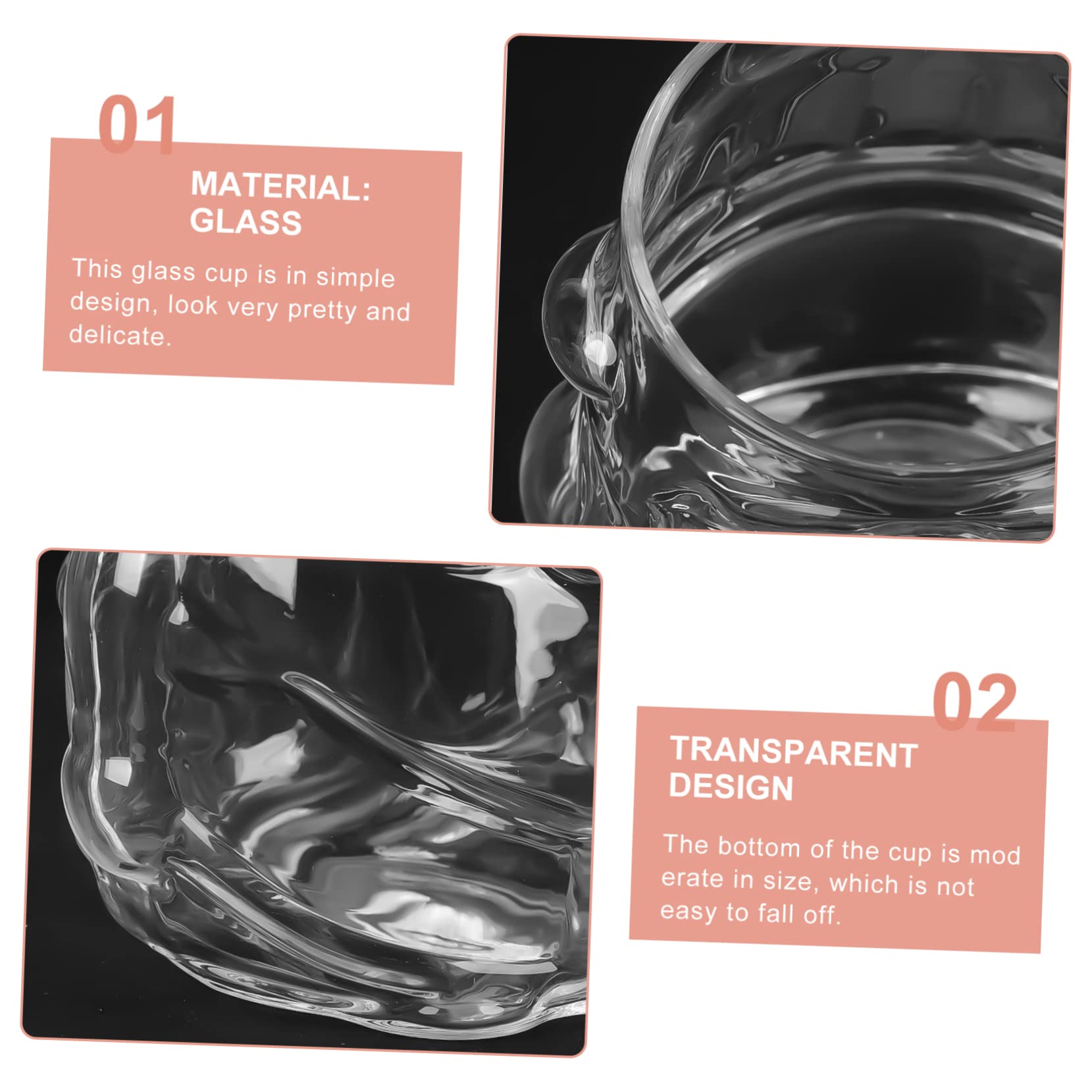 Alipis 3 Pièces Tasse De Noël En Verre Tasse De Jus De Noël De Café De s à Café De De s D'eau De Boisson Transparent Un Verre Réutilisable