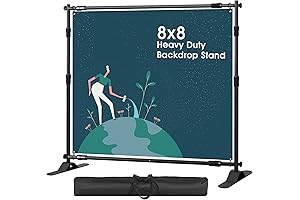 Telescopic Step and Repeat Backdrop Stand for Stunning Photo Display