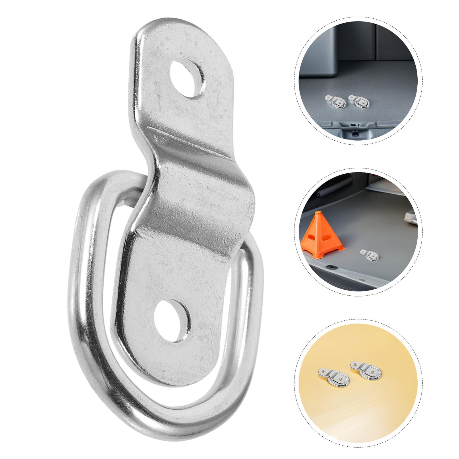 Anneau D'arrimage Remorque 1/4 Pouces, Lot de 16, Fer