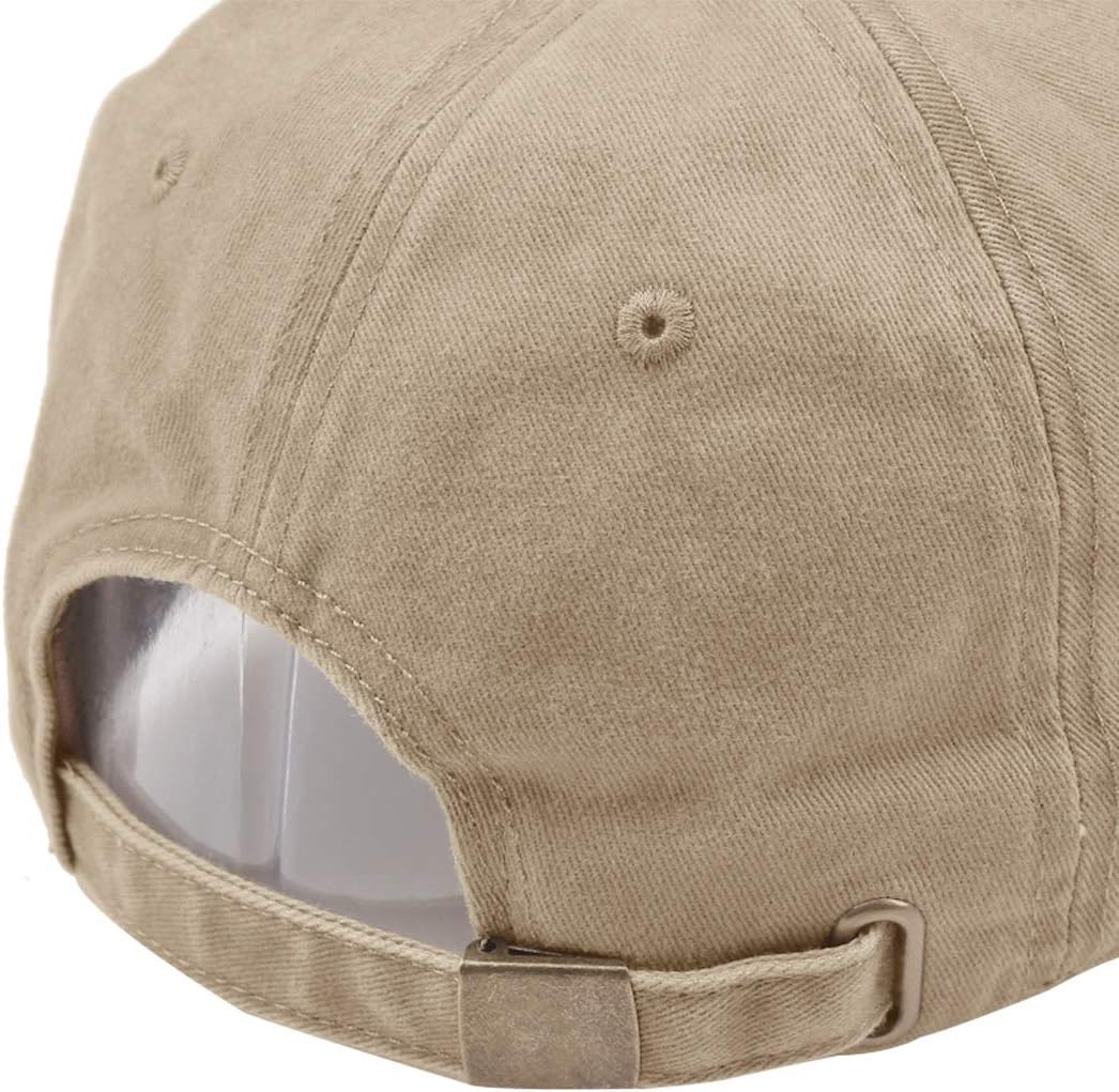 HH HOFNEN Men Women Washed Distressed Twill Cotton Baseball Cap Vintage Adjustable Dad Hat - Image 4
