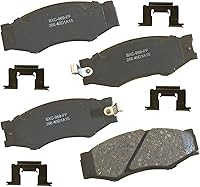 Vista 211 de Pastillas de freno traseras cerámicas Bendix Premium SBC1337 para Cadillac CTS 2014-2008, SRX 2016-2010, Chevrolet Camaro 2015-2010, Saab 9-4X 2011