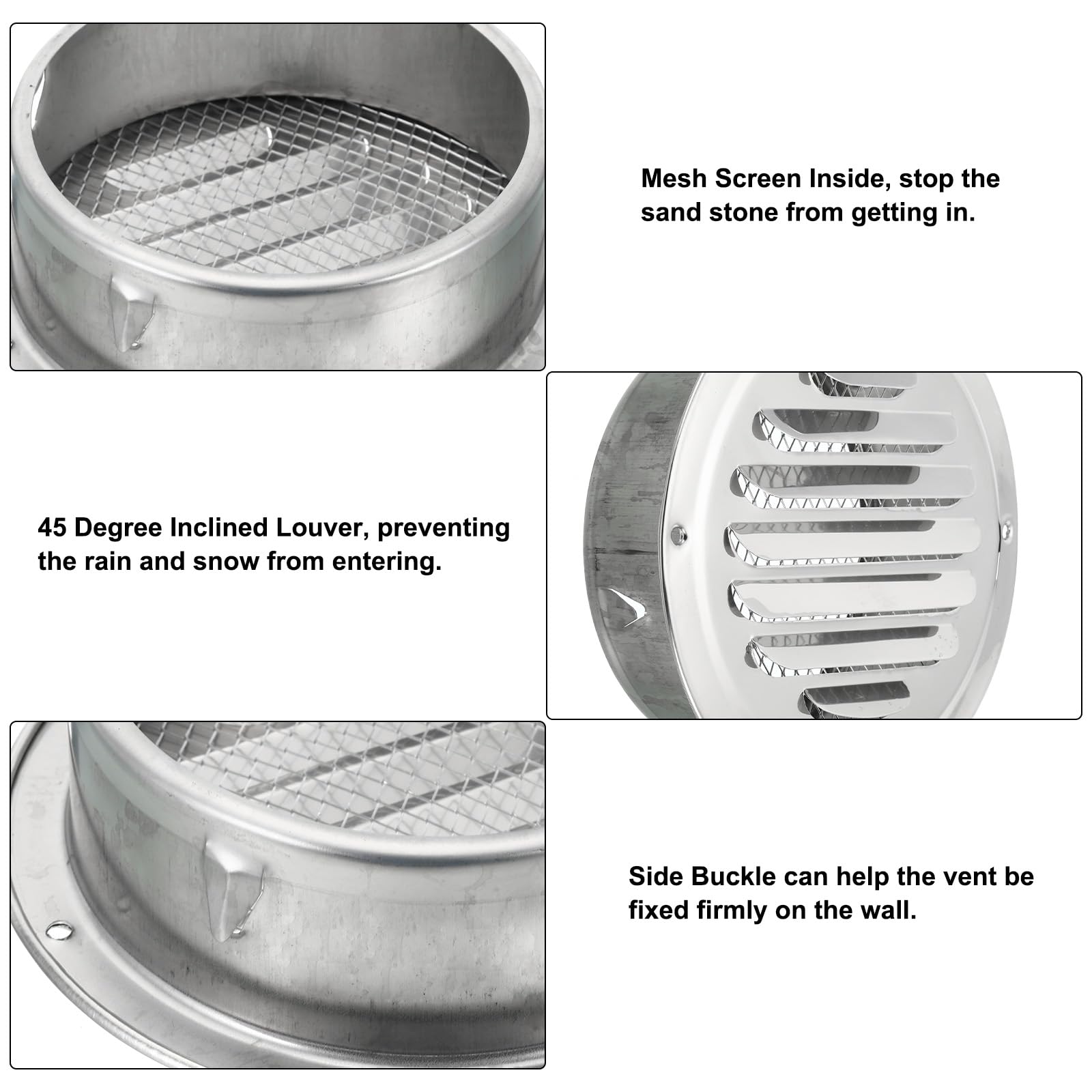 PATIKIL 4.5" Round Soffit Air Vents - Image 4