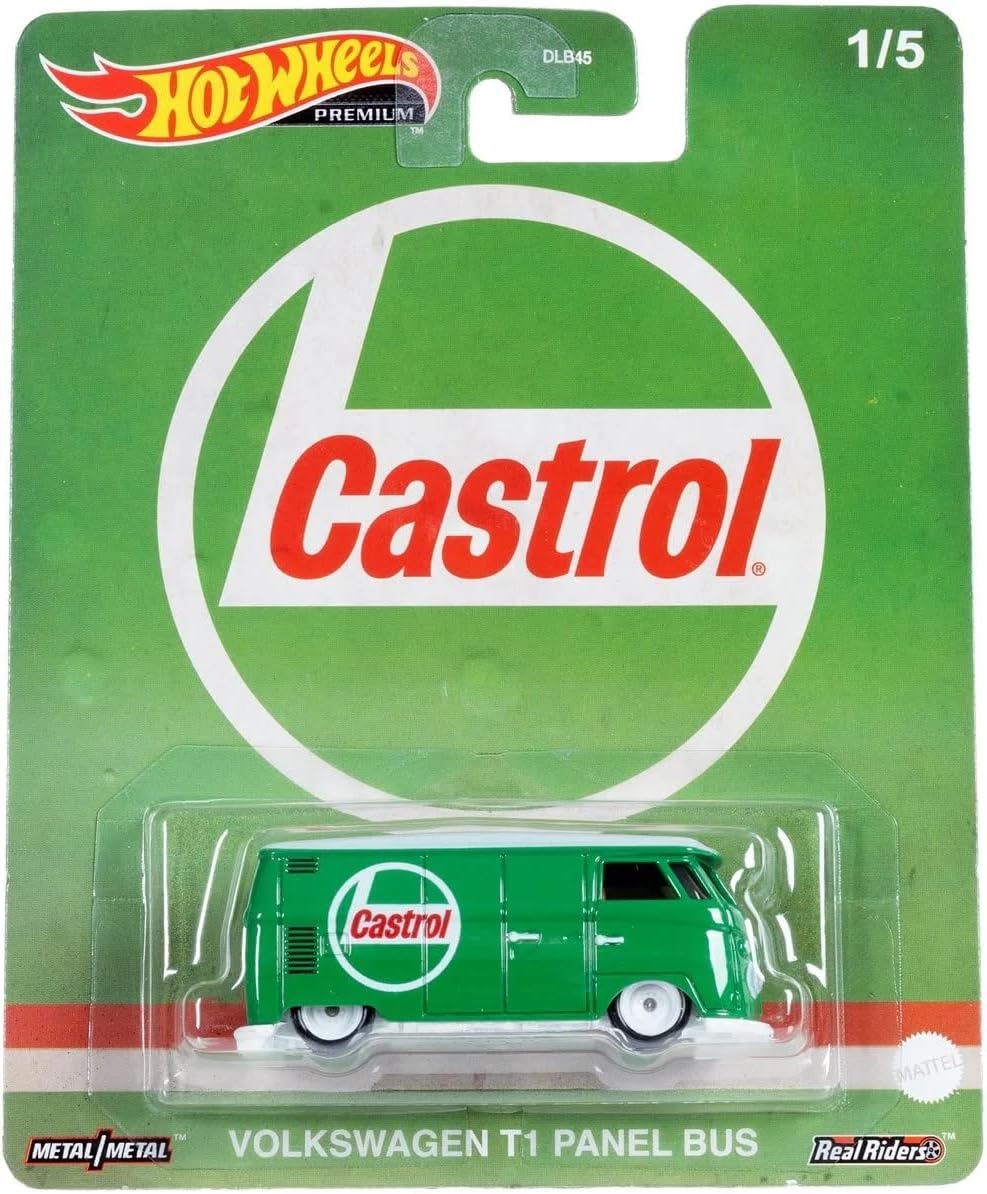 Hot Wheels Pop Culture Castrol Volkswagen T1 Panel Bus 1/5