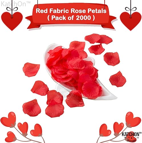 Miniatura 4 de KatchOn, Juego de globos de oso de peluche grande, 40 pulgadas, paquete de 23, paquete de 2000 pétalos de rosa roja, globos con texto en inglés "I