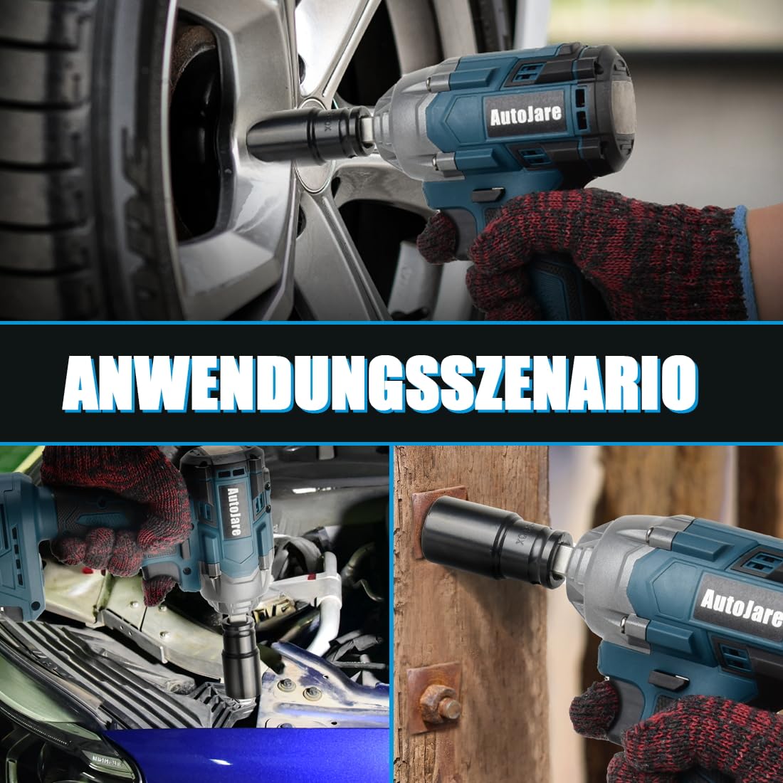 Akumulatorowa wkrętarka udarowa kompatybilna z Bosch 18 V