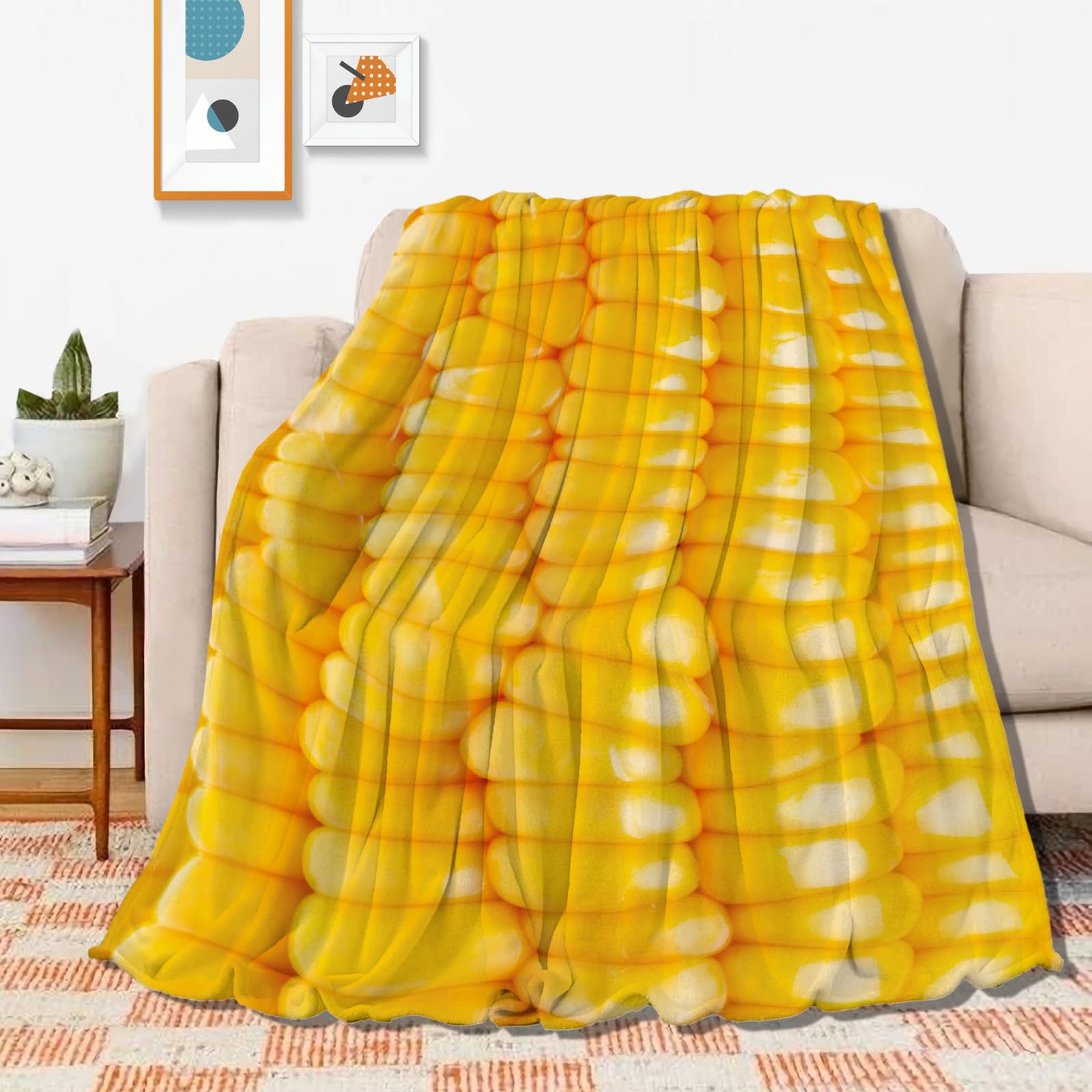 Amazon.com: ARTBLANKET Golden Corn Blanket for Fall Winter