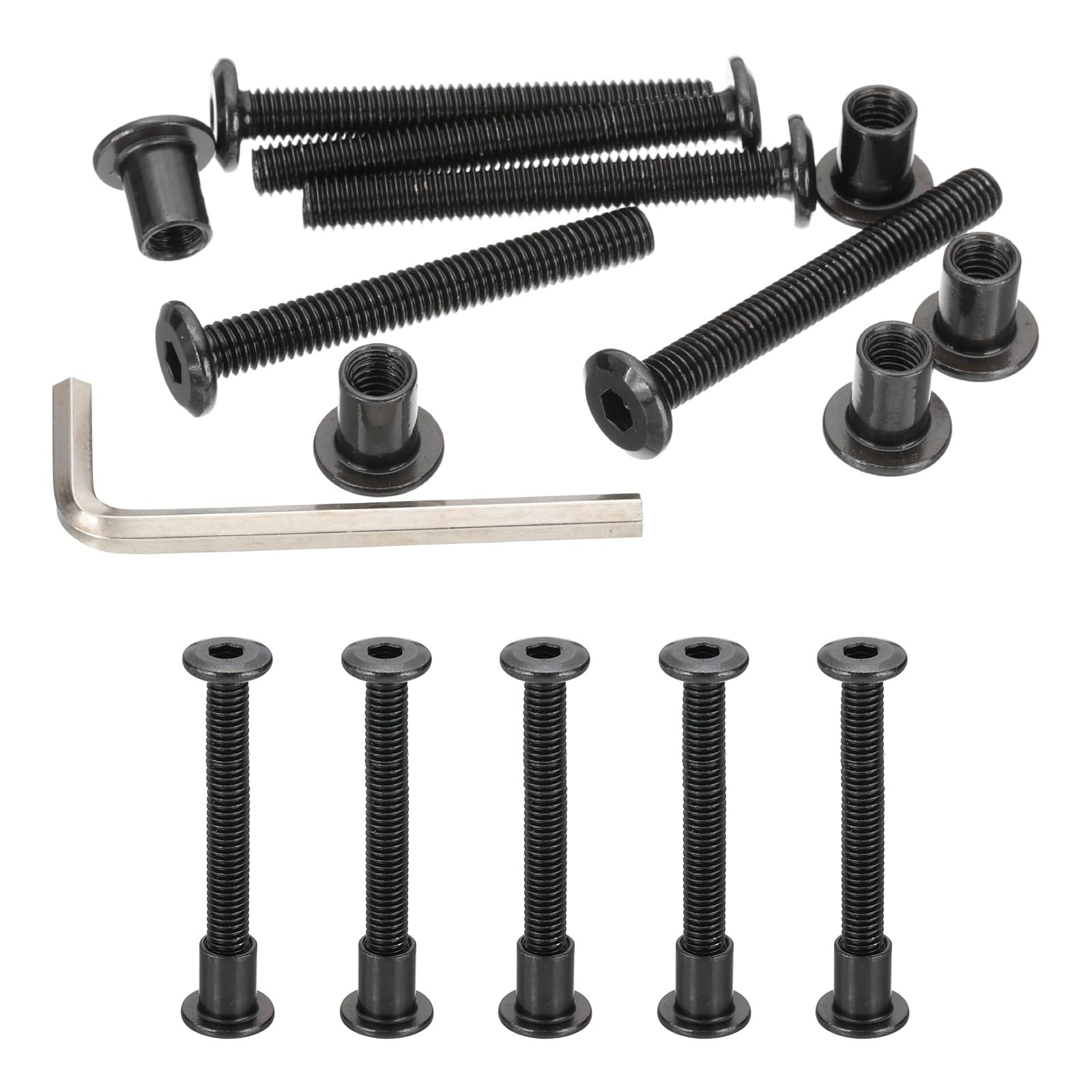 PATIKIL M6x50mm Hex Drive Socket Cap Bolt