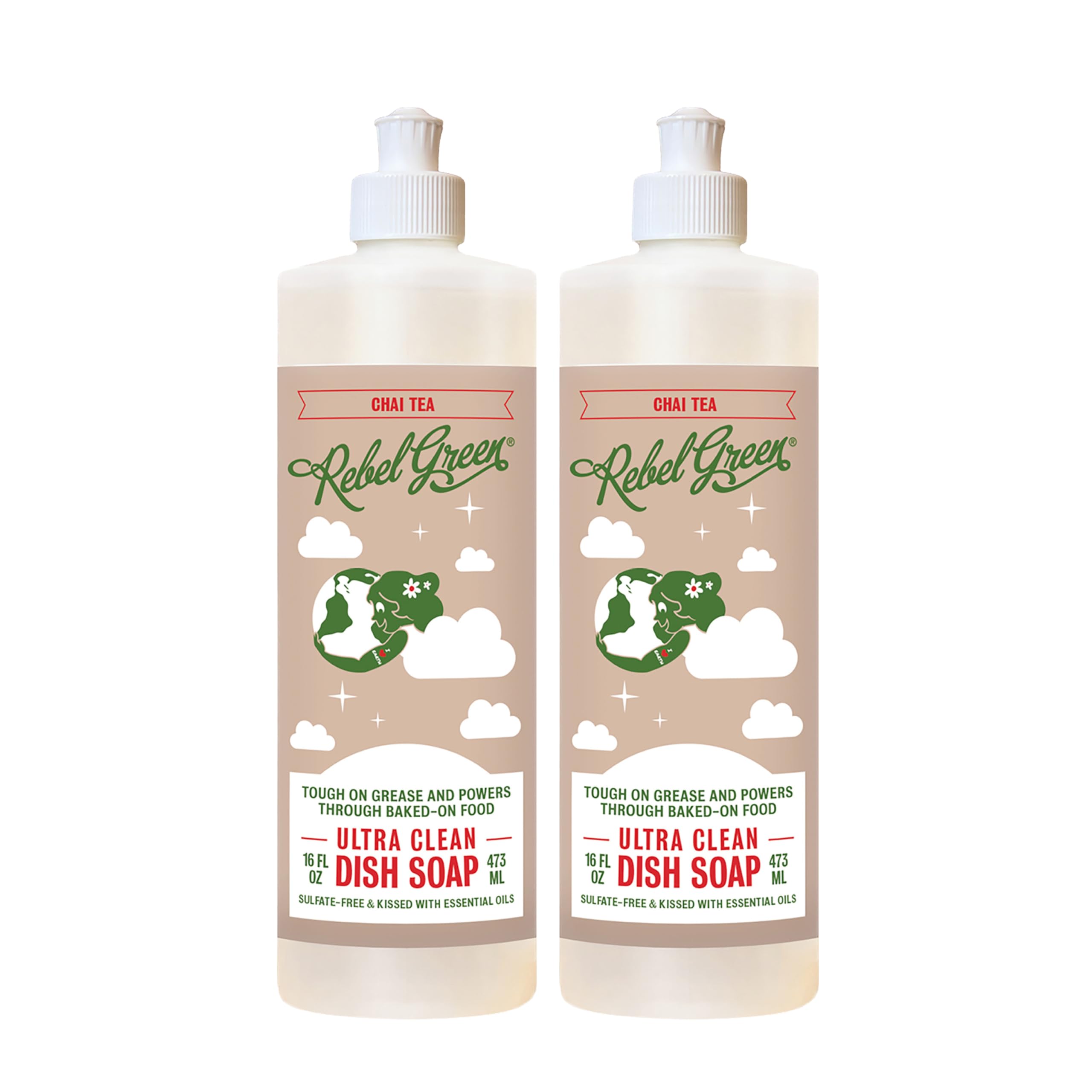 Rebel Green Super Deluxe Dish Soap 2 Pack
