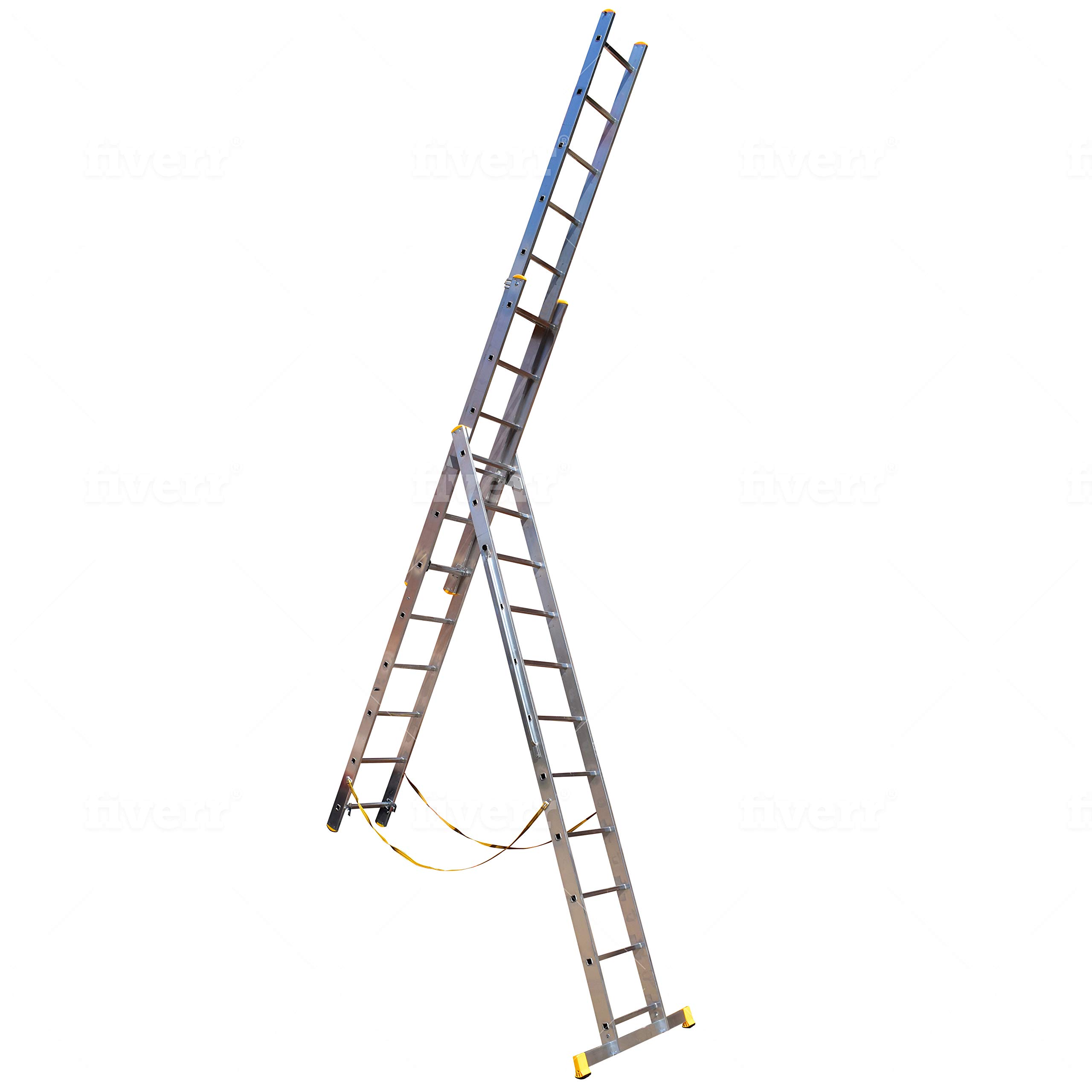 Trade Master Pro® Échelle d'escalier 3 Sections Combi-Tout-en-Un, escabeau et échelle autoportante | Aluminium léger | Charge nominale de 150 kg | Certifié EN131 | Taille : 3 x 11