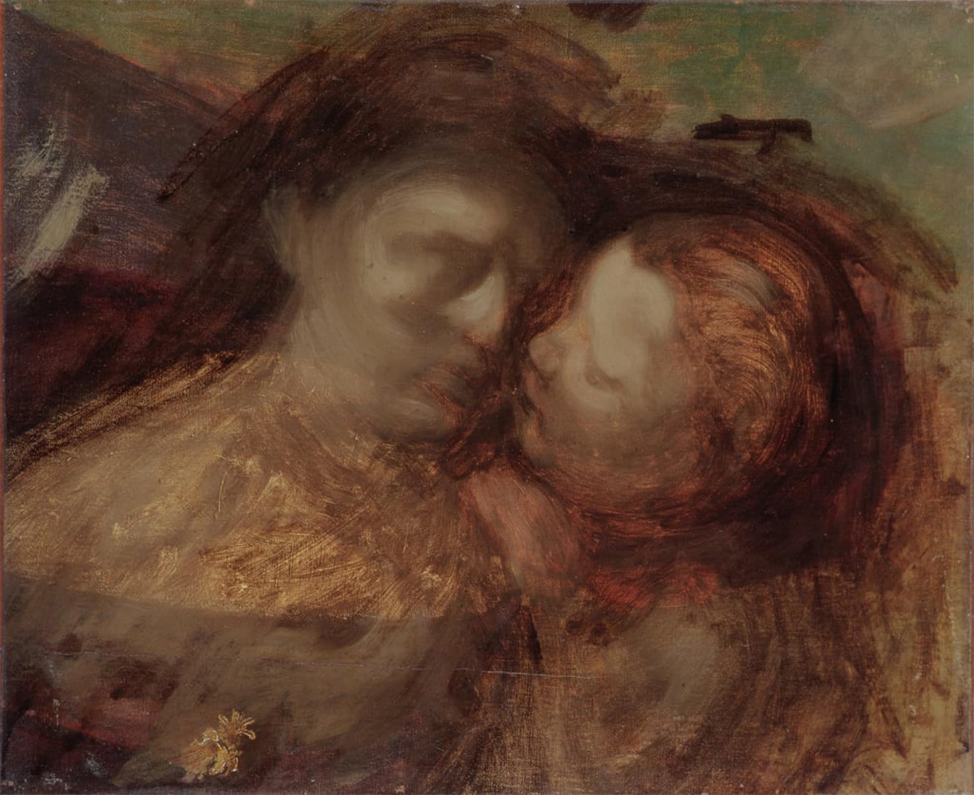 ARTXLXXBN Famous Painting Art Wall Decor Abstract Art Picture Mother and Child Late by Eugène Carrière Animal Pictures for Home Decor 60x90cm