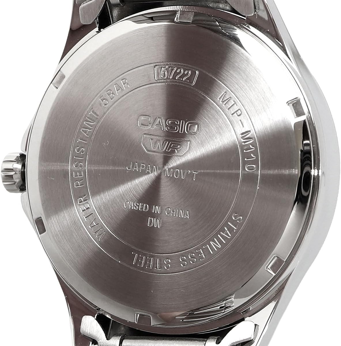 Casio MTP-M110 Series Standard Moon Phase Analog Men's Wrist Watch