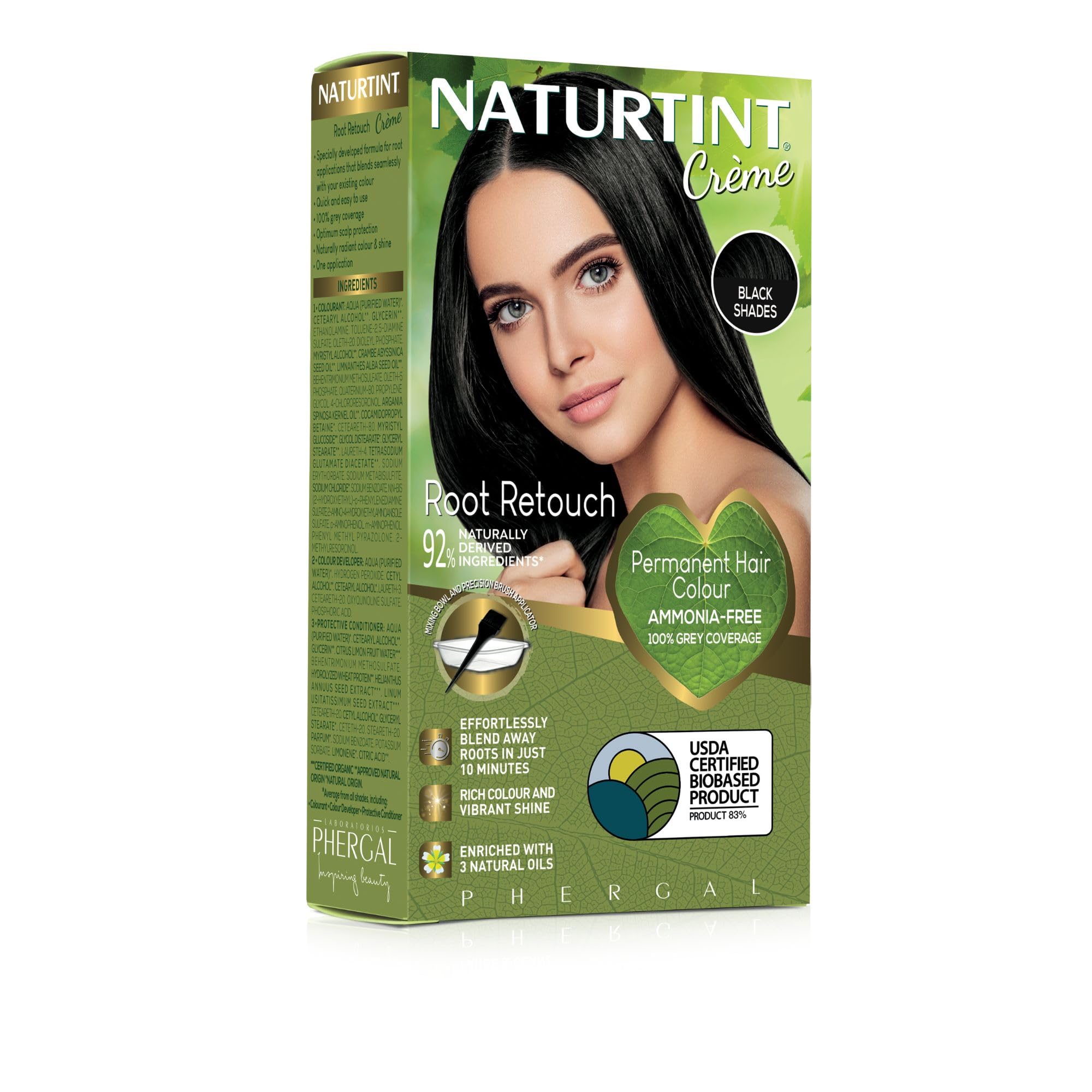 Naturtint Root Retouch Shades, Black