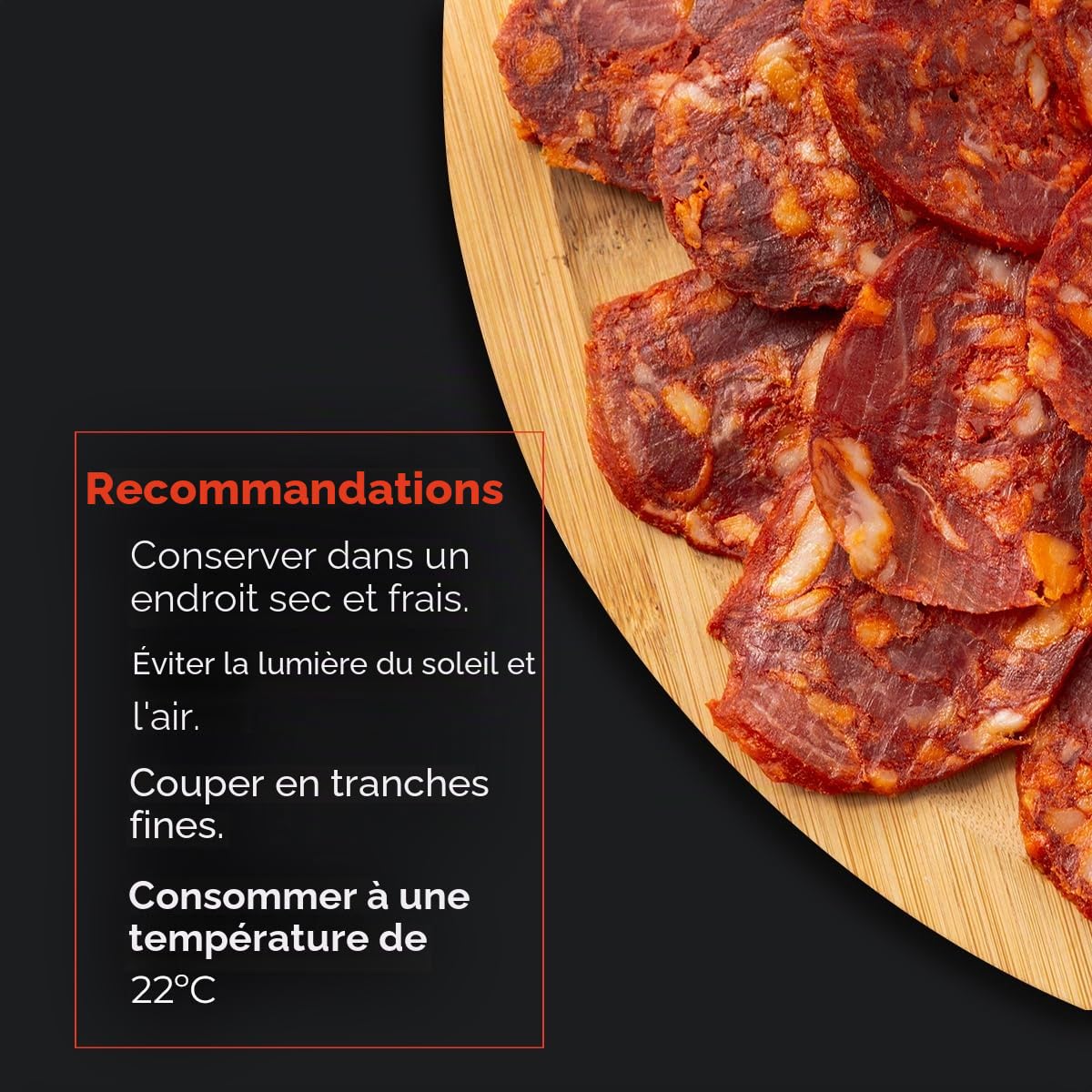 Morcón ibérique nourri aux glands - EIbérico