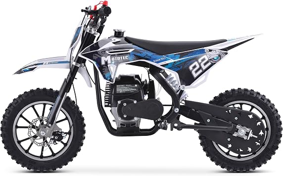 MotoTec Demon 50cc 2-Stroke Kids Gas Dirt Bike