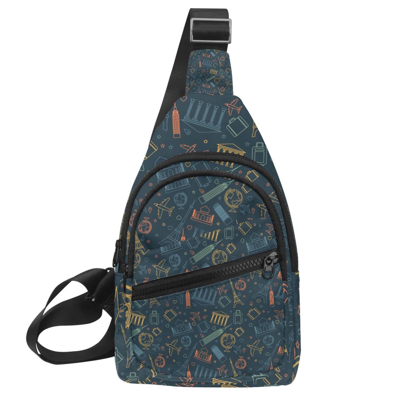 Sac à dos bandoulière homme pour le tourisme et sorties - 7