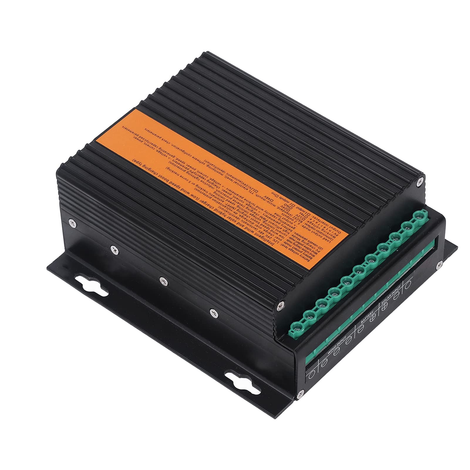 Controlador de Carga Híbrido Solar Eólico Regulador de Carga MPPT de Aleación de Aluminio 12 V 100 W PV 200 W Energía Eólica para de Viento Solar Fuera de la Red RV Cabina de Barco (300W)