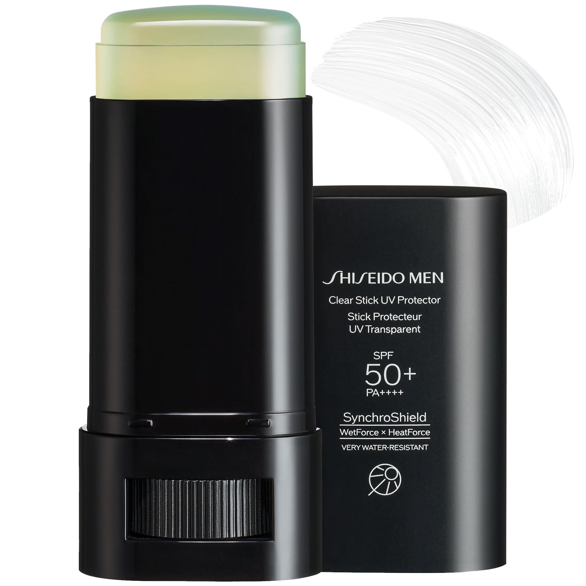SHISEIDO MEN SPF50+ PA++++ Citrus Woody Clear Stick UV Protector, Sunscreen, 0.7 oz (20 g)