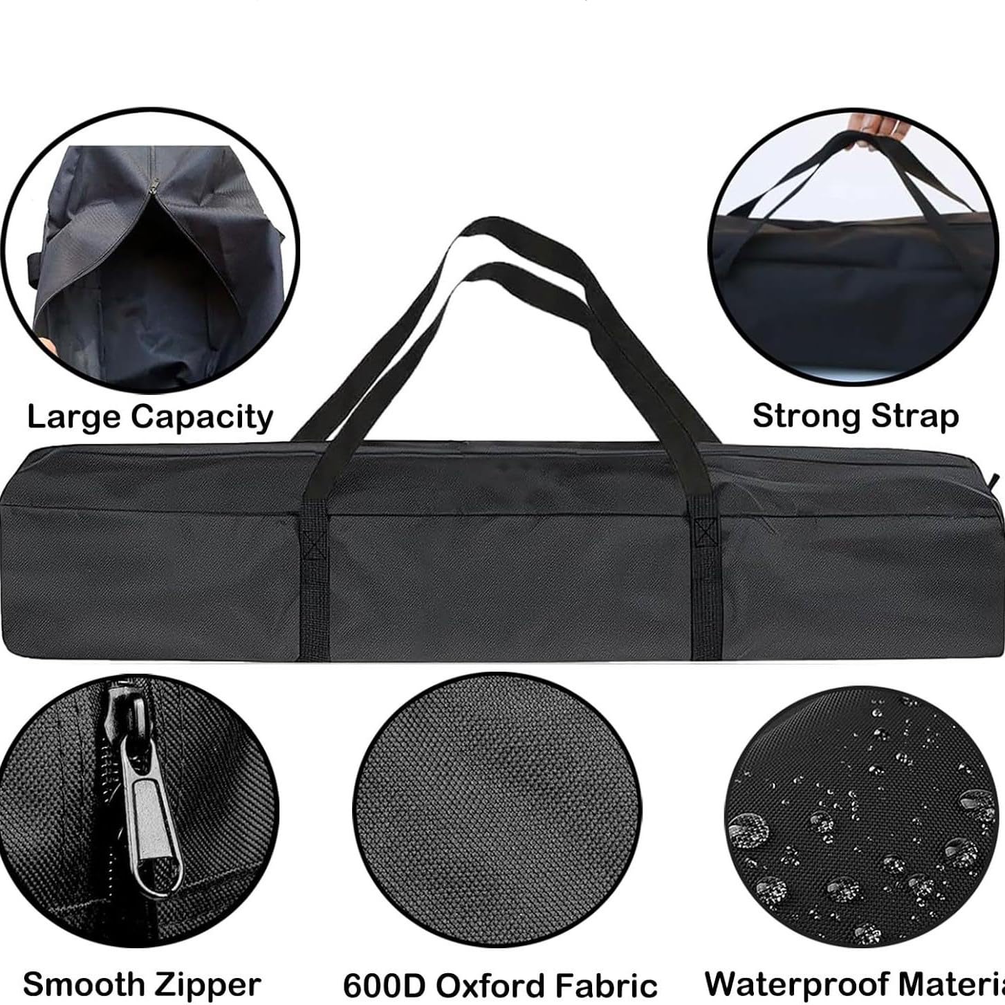 Jiahuade Leggera Impermeabile Imbottita Custodia,Borsa per Treppiede,Custodia per Treppiede Borsa (110 * 20 * 20cm)