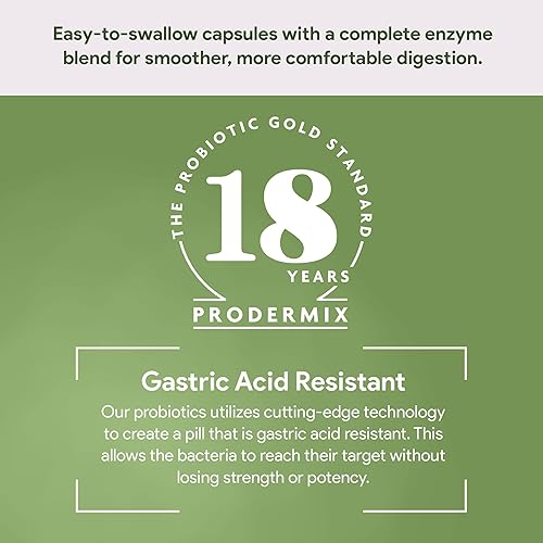 Miniatura 7 de ZymEase - Cápsulas completas de fórmula de múltiples enzimas para la comodidad de la salud digestiva, probióticos para la digestión y descomposición