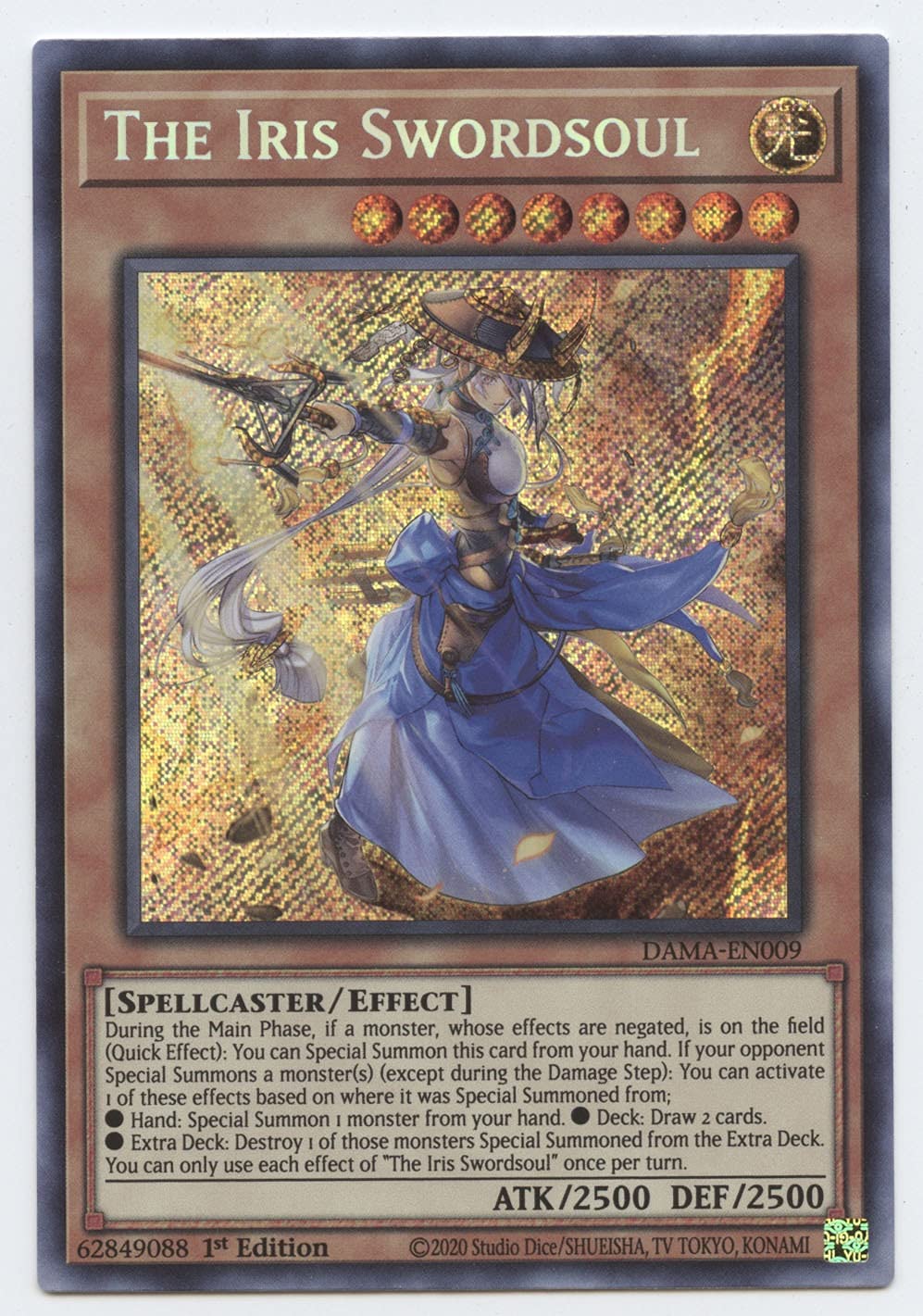 Amazon.com: The Iris Swordsoul - DAMA-EN009 - Secret Rare - 1st