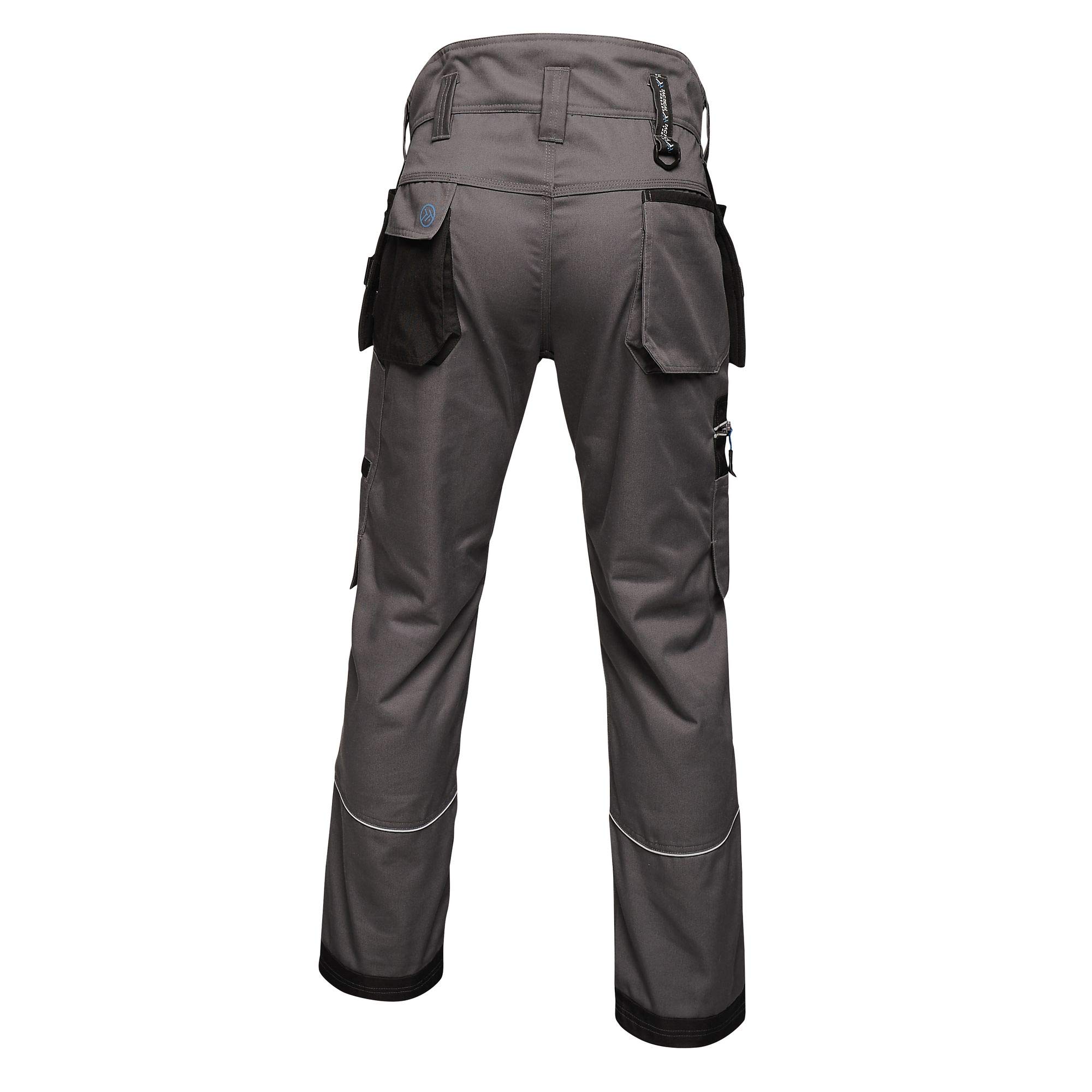 Regatta Pantaloni Da Lavoro Tactical Threads Execute Multi Tasca Con Rinforzi Trousers, Uomo, Iron, 38"