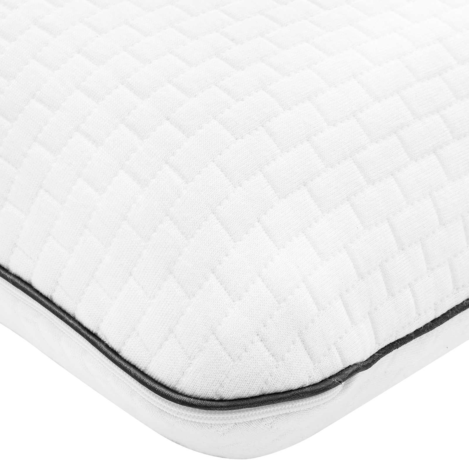 Cojín para dormir, color blanco, 80 x 35 x 10 cm, espuma de gel, para dormitorio