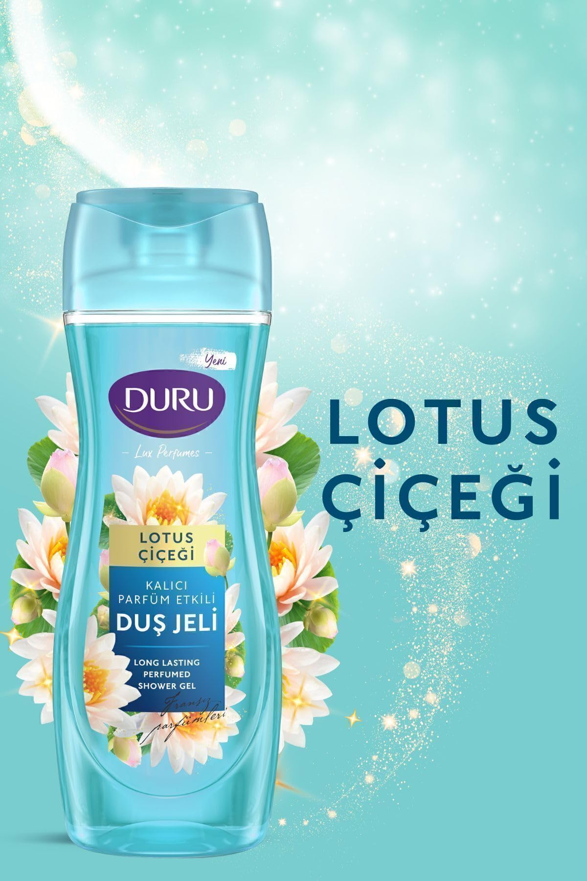 Duru Lüx Perfumes Lotus Çiçeği Vegan Duş Jeli 3X450Ml